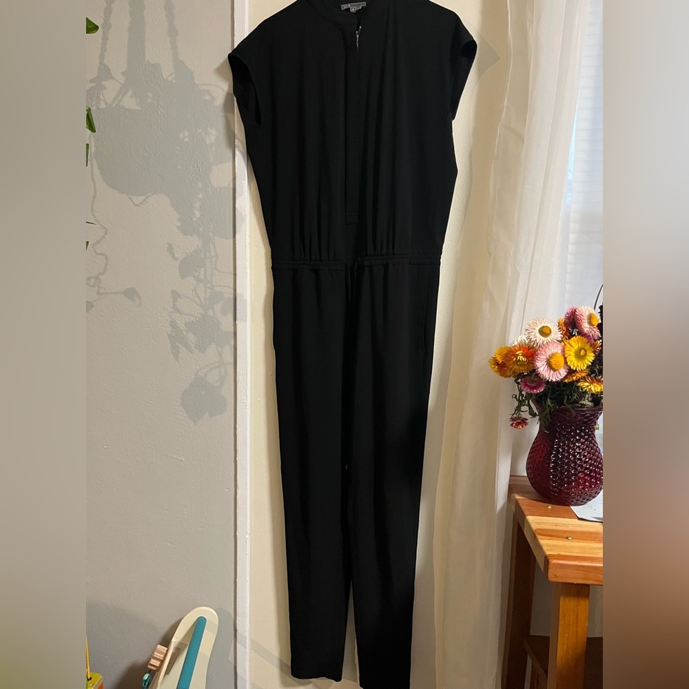 Vince Classic Black Jumpsuit